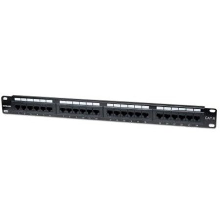 INTELLINET NETWORK SOLUTIONS Intellinet Cat6 Patch Panel 24-Port, Utp, 1U 520959